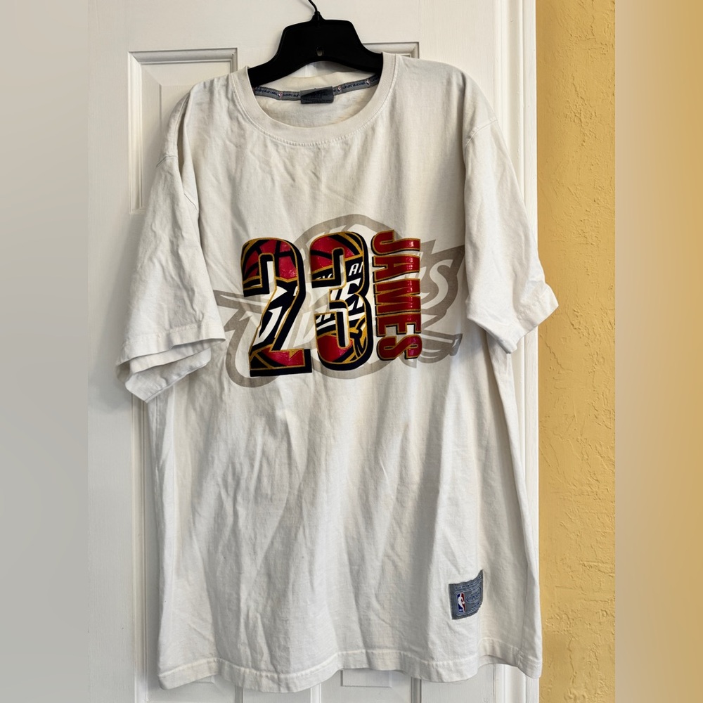 Unk White Cleveland Cavaliers LeBron James #23 Jersey Sz L
